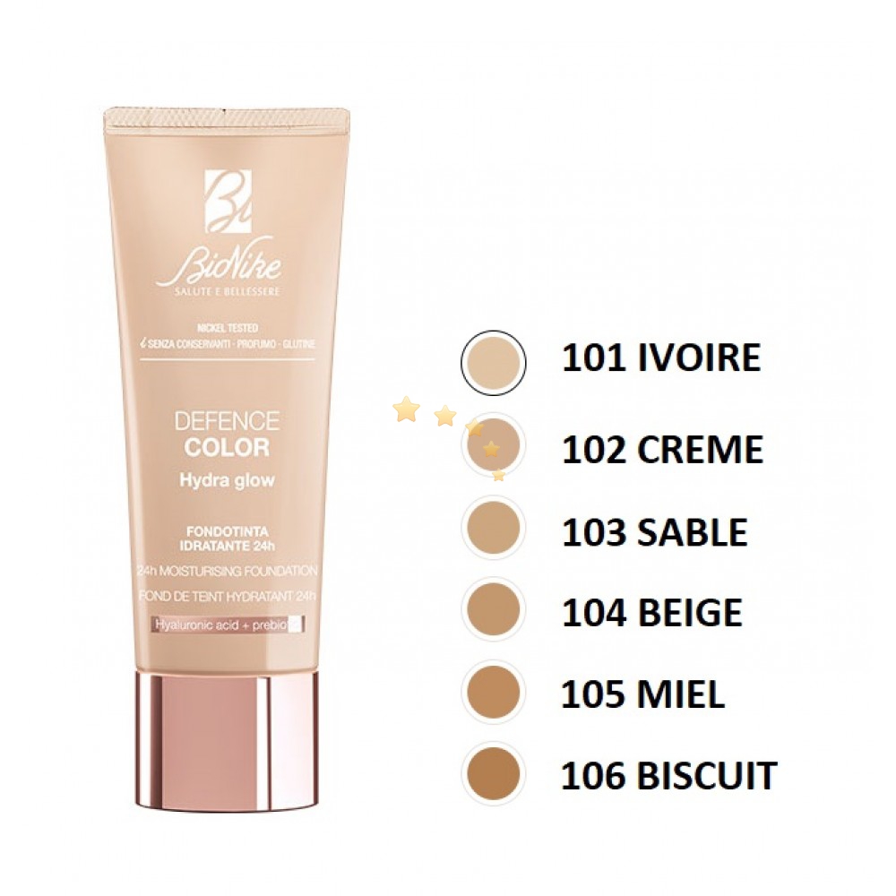 Bionike Defence Color - Hydra Glow 101 Fondotinta 30ml