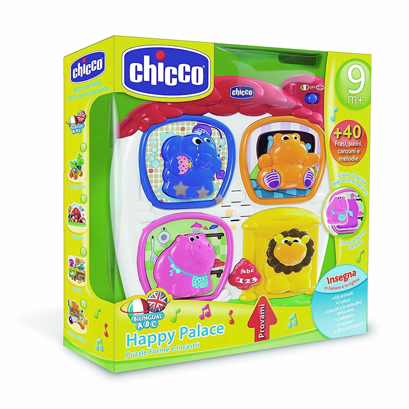 Chicco Linea Giochi Happy Colors Happy Palace Puzzle Forme ed Incastri