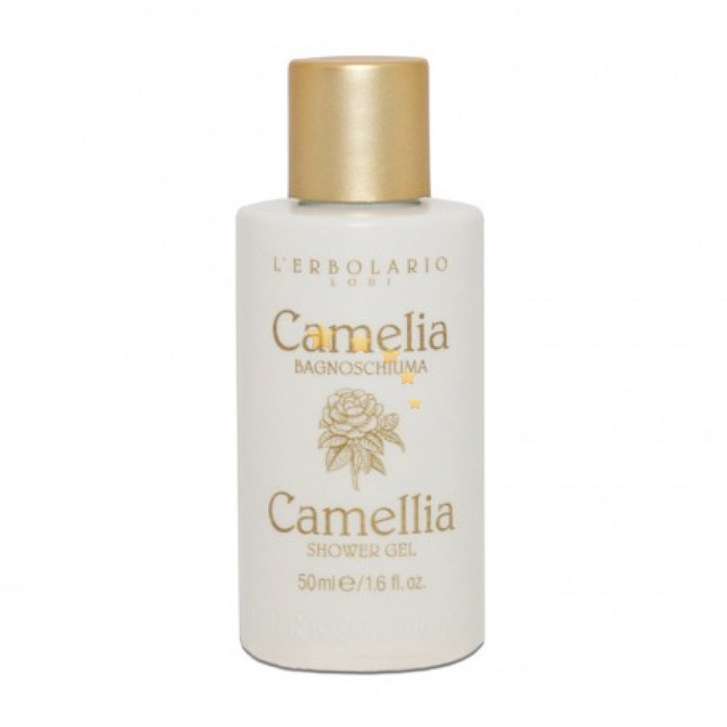 L'Erbolario Linea Camelia Raffinata Preziosa Elegante Bagnoschiuma Corpo 50 ml