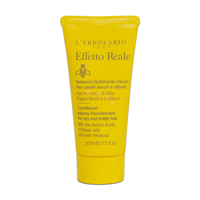 L'Erbolario Linea Effetto Reale Capelli Sani Balsamo Nutrimento Intenso 30 ml