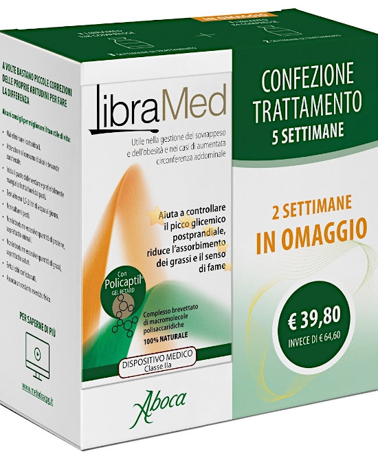 Aboca - Libramed Controllo del Peso e Metabolismo dei Grassi 138cp+84cp omaggio