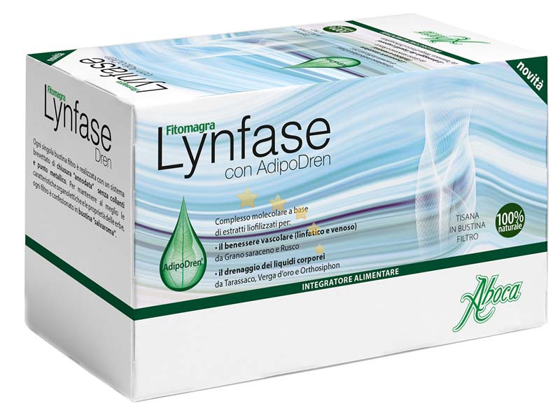 Aboca - Lynfase Tisana Vascolare e Drenaggio dei Liquidi 20 Filtri scad.31.03.25