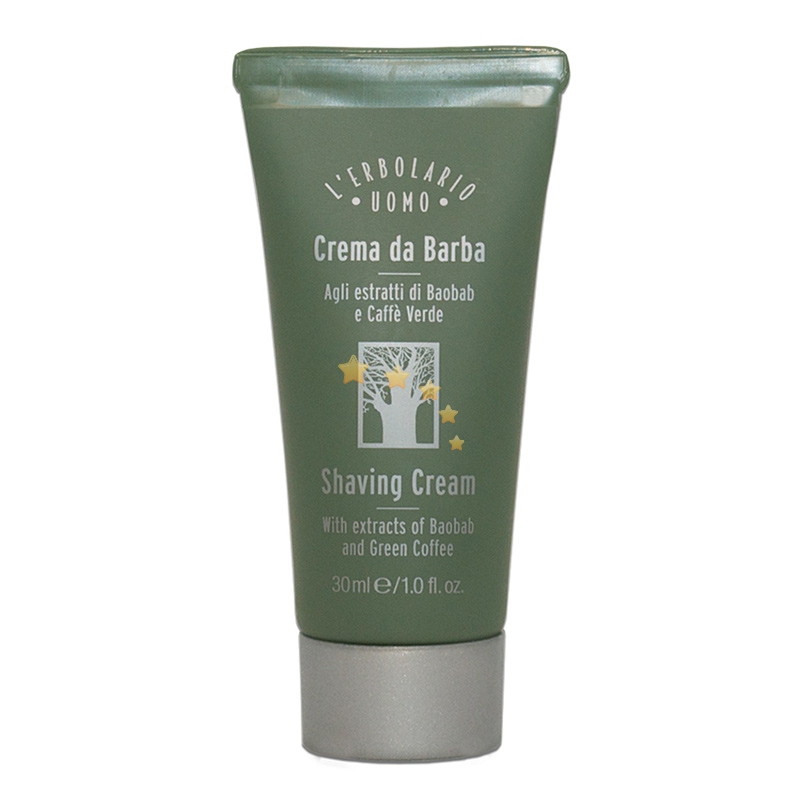 L'Erbolario Uomo Linea Baobab Caff Crema da Barba Pelli Ultra-Sensibili 30ml