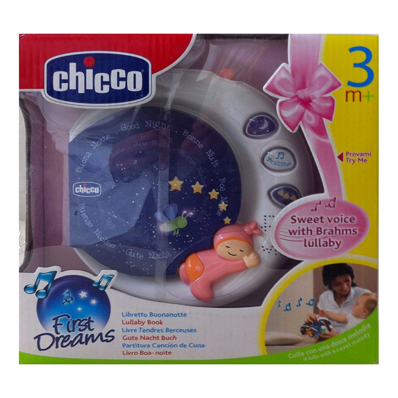 Chicco Linea Giochi Happy Colors First Dreams Libretto Buonanotte da Mesi in su