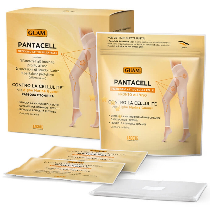 Guam PantaCell Anticellulite,Rassodante,Tonificante - 1 Pantacell+2 Ricariche
