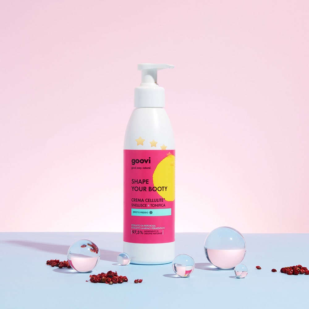 Goovi Shape Your Booty - Crema Cellulite Effetto Freddo 240ml