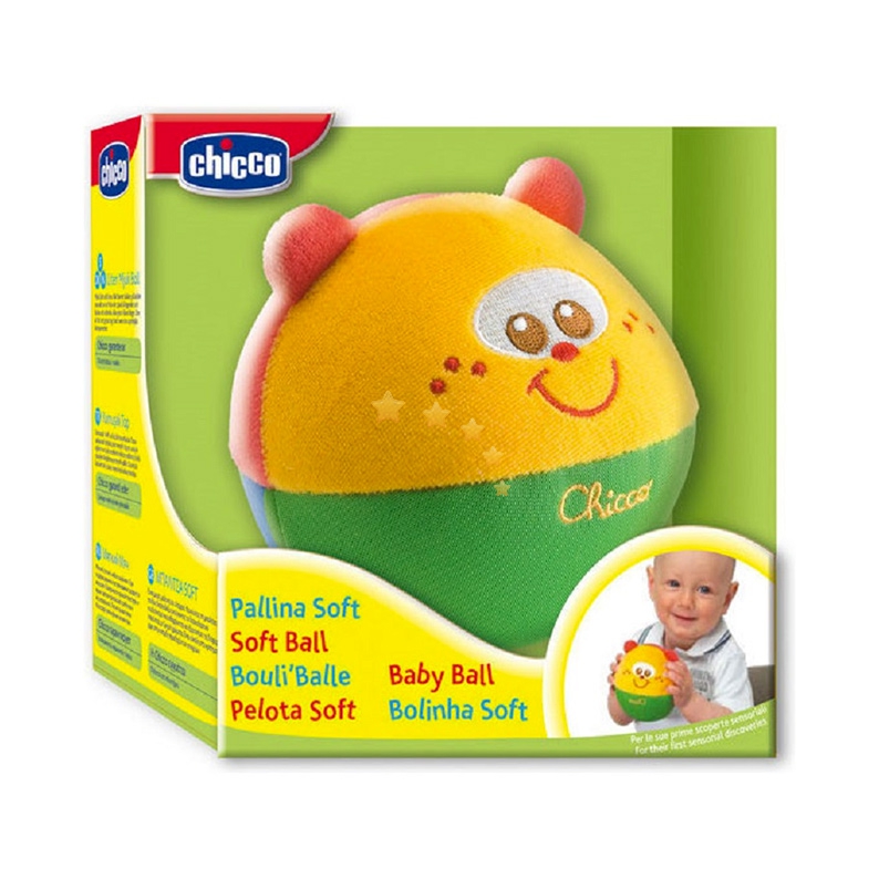 Chicco Linea Giochi Happy Colors Pallina Soft Musical Box dalla Nascita