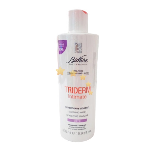 BioNike Linea Triderm Pelli Sensibili Intimate Detergente Intimo Lenitivo 500 ml