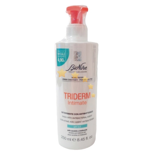 BioNike Linea Triderm Pelli Sensibili Intimate Detergente Antibatterico 250 ml