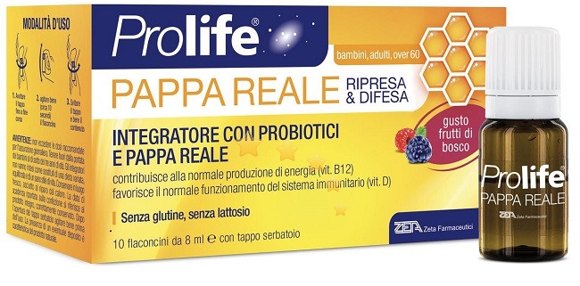 Prolife Pappa Reale Intestino Sano Fermenti Lattici + Pappa Reale Flaconi 8 ml