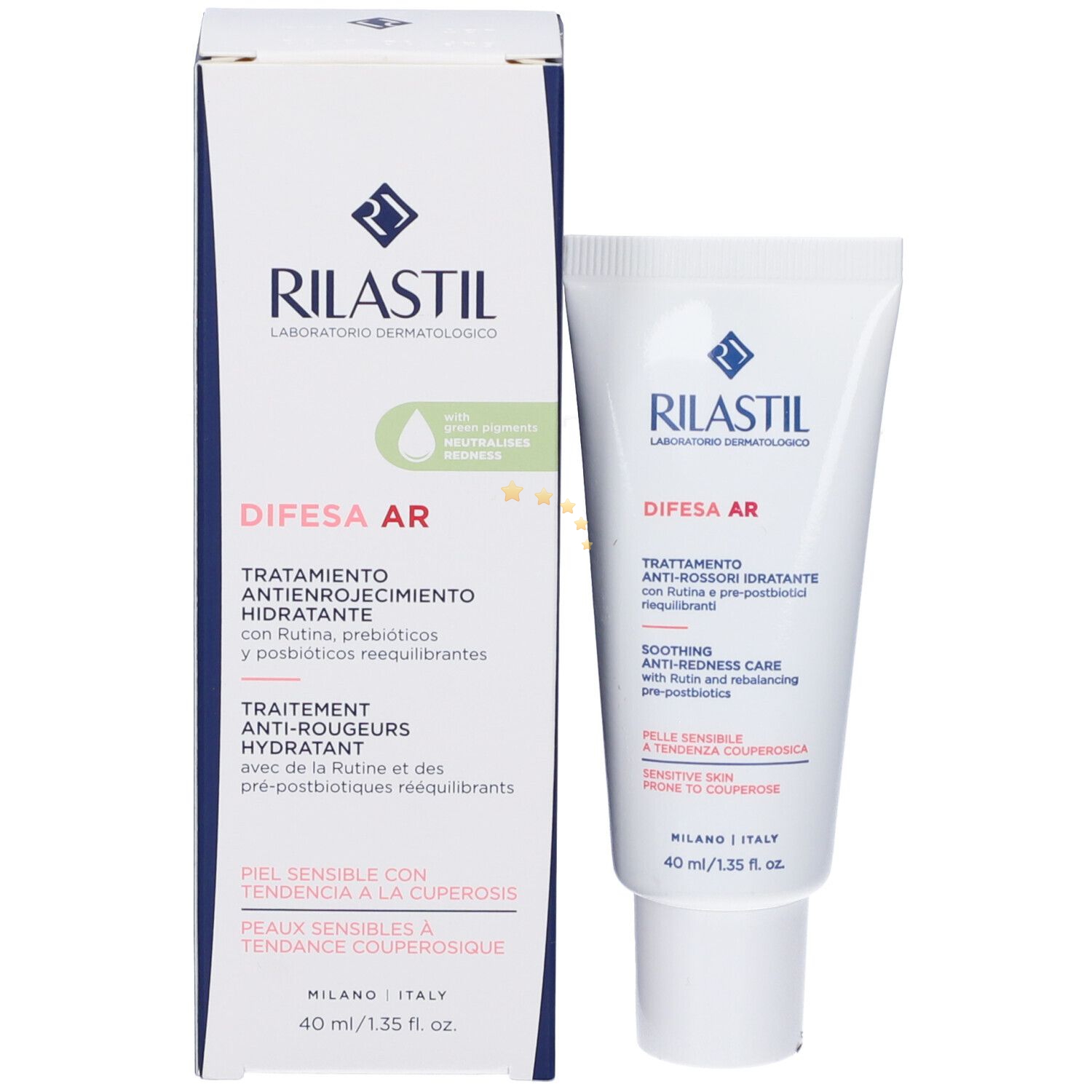 Rilastil Difesa AR Trattamento Anti-Rossori Idratante 40ml