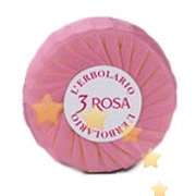 L'Erbolario Linea 3 Rose Addolcente Rinfrescante Sapone Profumato 100 g