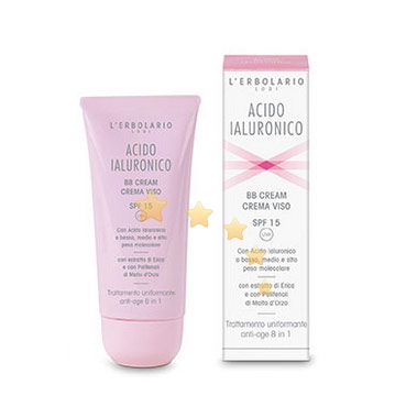 L'Erbolario Linea Acido Ialuronico BB Cream Anti-Age Uniformante 8in1 Viso 50 ml