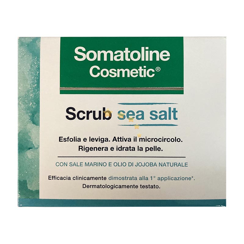 Somatoline Cosmetic Linea Drenante Scrub Sea Salt Esfoliante Marino Corpo 350 g