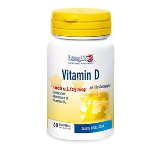 LongLife Linea Benessere dell'Organismo Vitamin D 60Compresse