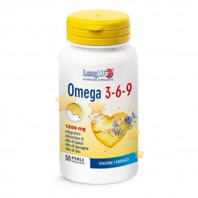 LongLife Linea Benessere dell'Organismo Omega 3-6-9 50 Perle