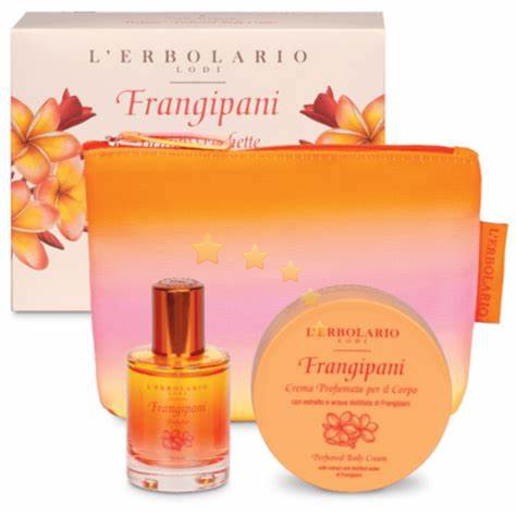 L'Erbolario Linea Frangipani - Beauty Pochette Profumo 30ml e Crema Corpo 75ml
