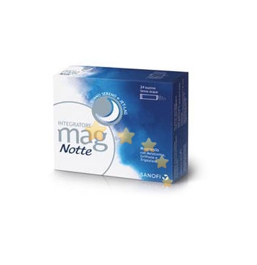 Sanofi Aventis Linea Vitamine e Minerali Mag Notte Integratore 24 Buste Agrumi