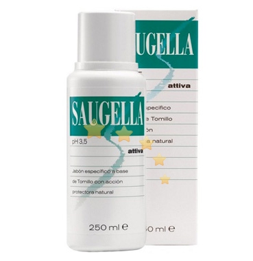 Saugella Linea Attiva Verde Dermoliquido Detergente Intimo Delicato 250 ml