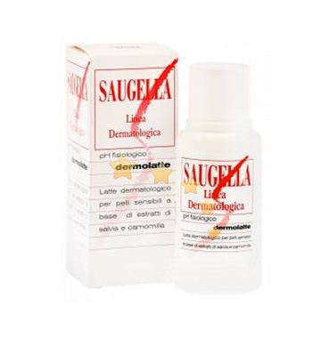 Saugella Linea Rossa Dermatologica Dermolatte Latte Detergente Idratante 200 ml