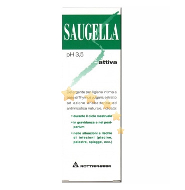 Saugella Linea Attiva Verde Gel Idratante Lubrificante Intimo Delicato 30 ml