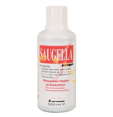 Saugella Linea Poligyn Rosa Dermoliquido Detergente Intimo Delicato 500 ml