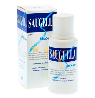 Saugella Linea Classica Blu Idraserum Detergente Intimo Delicato 200 ml