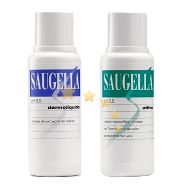 Saugella Linea Pocket Dermoliquido Blu 100 ml + Attiva Verde 100 ml Offerta Spec