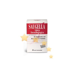 Saugella Linea Rossa Dermatologica Sapone Solido Detergente Idratante 100 g