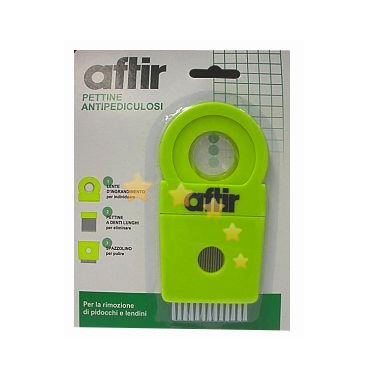 Aftir Linea Anti-Pediculosi Pettine Antiparassitario Rimuove Pidocchi e Lendini