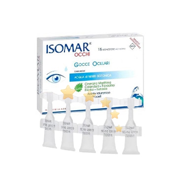 Isomar Linea Pulizia e Salute degli Occhi Soluzione in Gocce Oculari 15 Fialette