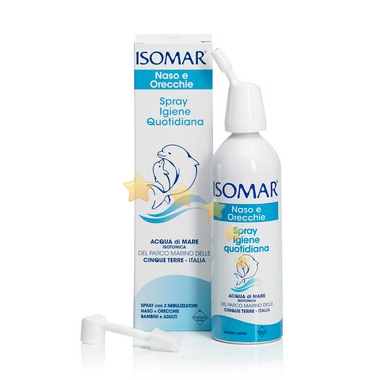 Isomar Linea Pulizia e Salute del Naso Acqua di Mare Igiene Quotidiana 100 ml