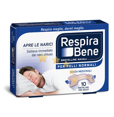 GlaxoSmithKline Linea RespiraBene 30 Bretelline Nasali Classiche Pelli Normali