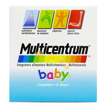 Multicentrum Linea Vitamine Minerali Baby Integratore Alimentare Bambini 14Buste