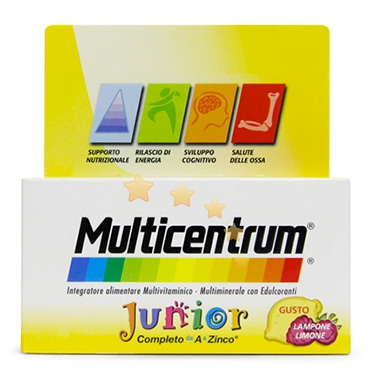 Multicentrum Linea Vitamine Minerali Junior Integratore 30 Compresse Masticabili