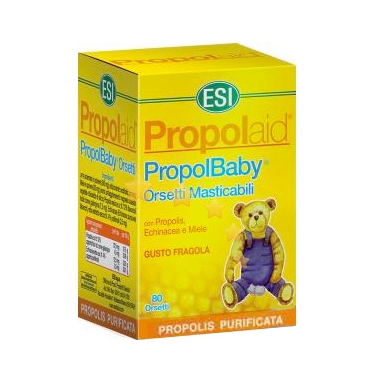 Esi Linea Protezione Inverno PropolAid PropolBaby Orsetti 80 Compresse Masticab