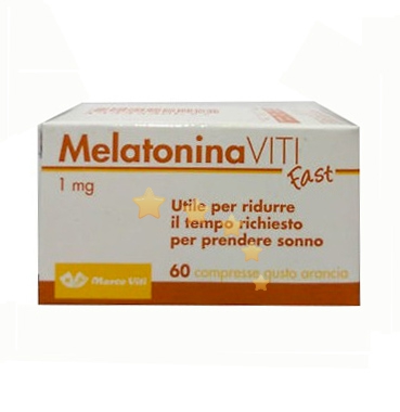 Marco Viti Linea Sonno e Relax Melatonina Fast 1mg Integratore 60 Compresse