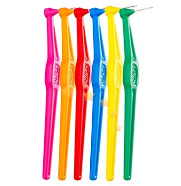 TePe Linea Cura Dentale Quotidiana 6 Scovolini Angolati 0,40 Colore Rosa