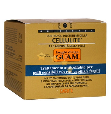 GUAM Linea Fanghi d'Alga Anticellulite Pelli Sensibili Capillari Fragili 500 g