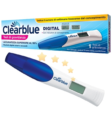 Clearblue Linea Gravidanza Test di Gravidanza Digitale Indicatore Concepimento