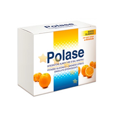 Polase Linea Sali Minerali Integratore Alimentare Granulato 10 Buste Arancia
