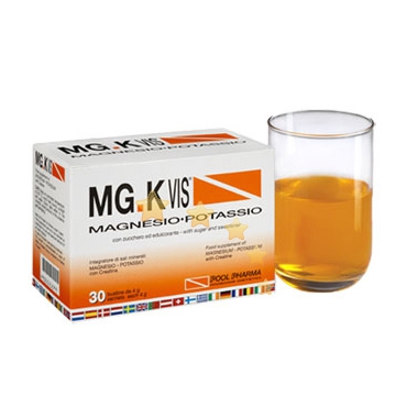 MGK VIS Linea Sali Minerali Polvere Granulare Integratore 14 buste Gusto Arancia