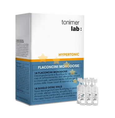 Ganassini Linea Tonimer Lab Hypertonic Soluzione Ipertonica 18 Fiale 5 ml