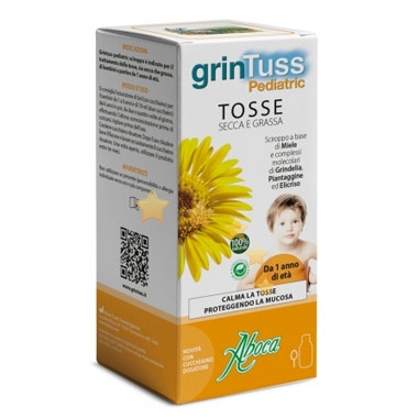 Aboca Linea Dispositivi Medici Grintuss Pediatric Sciroppo per la Tosse 180 g