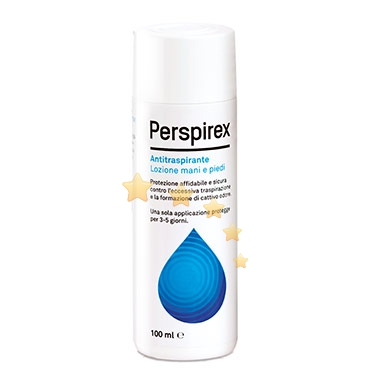 Perspirex Linea Sudorazione Eccessiva Lozione Anti-Traspirante Mani Piedi 100 ml