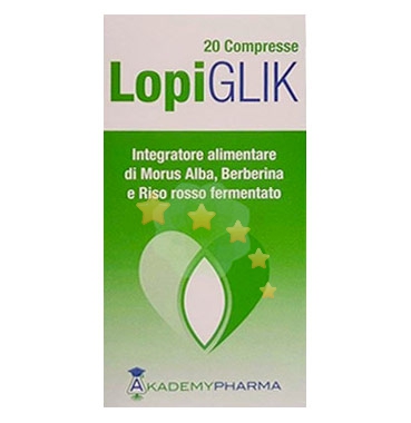 Akademy Pharma Linea Colesterolo Trigliceridi Lopiglick Integratore 20 Compresse