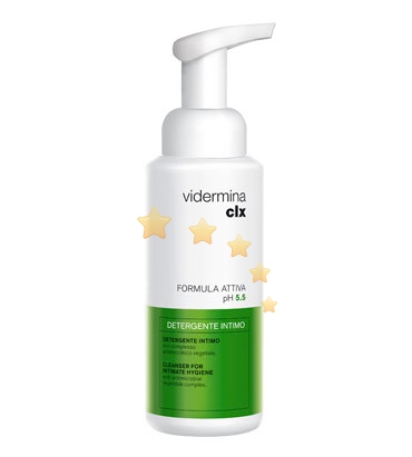 Vidermina Linea Verde CLX Detergente Intimo pH 5.5 Formula Attiva 500 ml