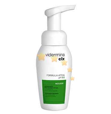 Vidermina Linea Verde CLX Mousse Detergente pH 5.5 Formula Attiva 200 ml