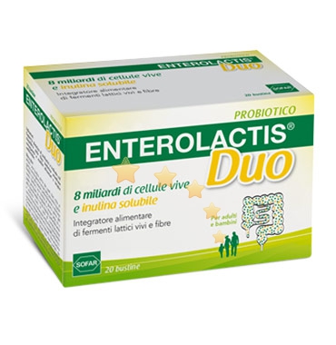 Sofar Linea Intestino Sano Enterolactis Duo Integratore Fermenti Lattici 20Buste