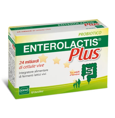 Sofar Linea Intestino Sano Enterolactis Plus Integratore Fermenti 10 Buste